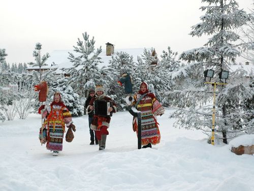 Новогодние праздники в Спас-Каменке