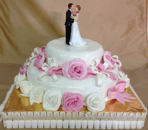 Свадебный торт на свадьбе Спас-Каменка
